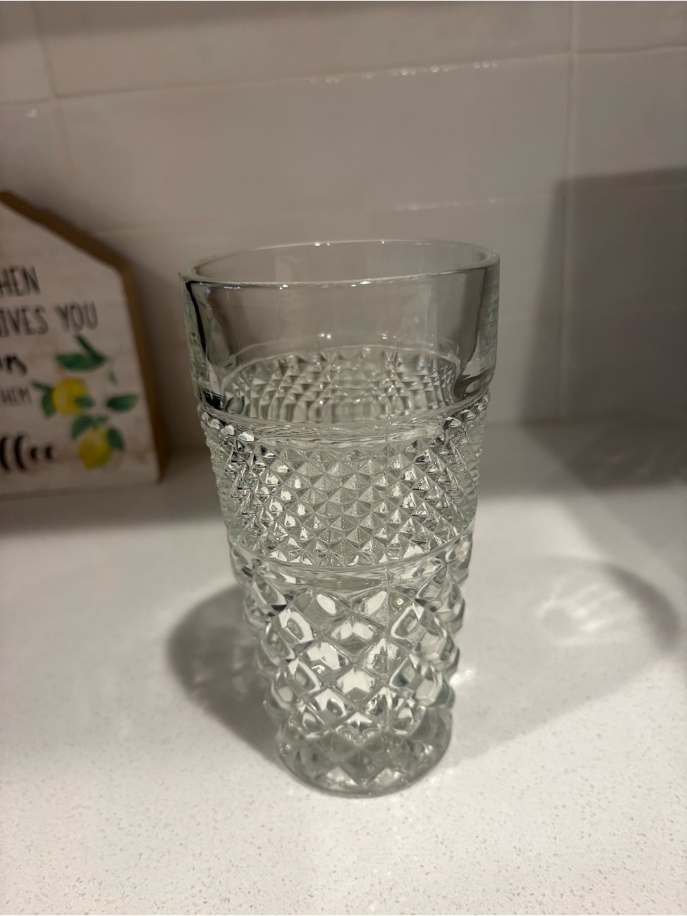 Vintage Anchor Hocking Wexford Tumbler Drinking Glass 8oz